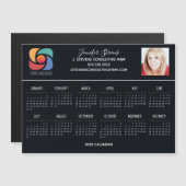 2022 Calendar Custom Company Logo Modern Magnet (Vorne/Hinten)