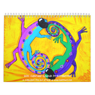 2022 Calendar~Lizards in Sonnenbrille Kalender