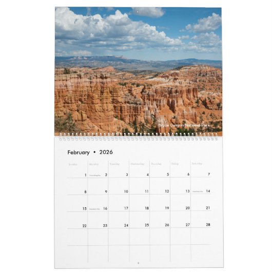 2022 Calendar National Parks in USA Kalender (Feb 2026)