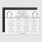 2022 Calendar Real Anwesen Company Custom Magnet (Vorne/Hinten)
