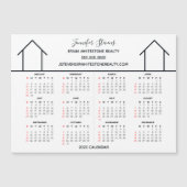 2022 Calendar Real Anwesen Company Custom Magnet (Vorderseite)