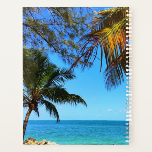 2022 Calendar Tropical Beach oder Ihr Foto Text Planer (Rückseite)