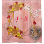 2022 das Jahr des Tigers Duschvorhang (Vorderseite)