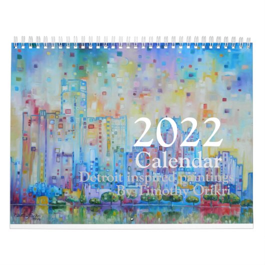 2022 Detroit inspired Calendar Kalender (Titelbild)