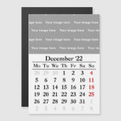 2022 Dezember Kalender Magnetkarte (Vorne/Hinten)