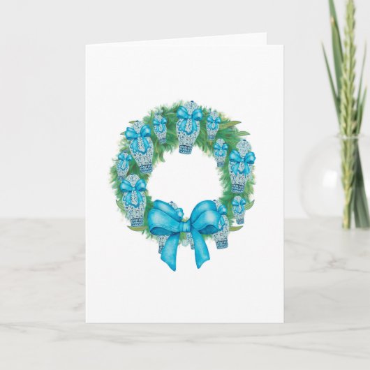 2022 Drachen Weihnachtsginger Jar Jars Gruß Ankündigung (Vorderseite)