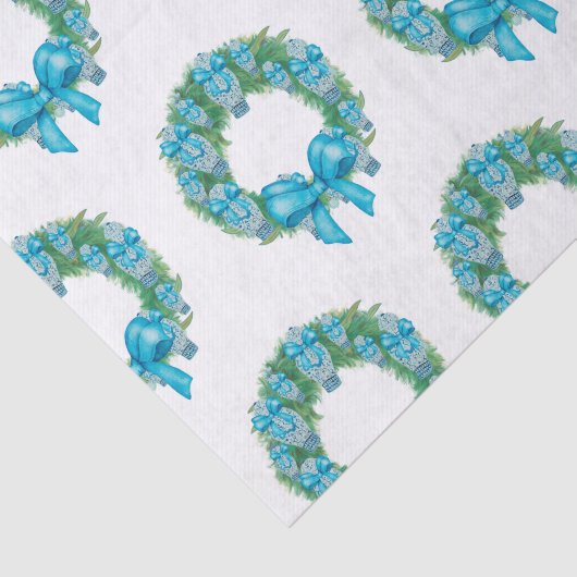 2022 Dragons Weihnachtsginger Jar Jars Seidenpapier (Ausschnitt)