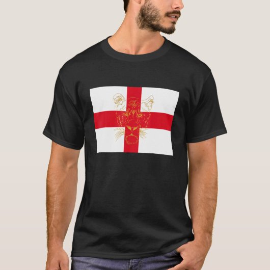 2022 England Football beleuchtet seine kommende Zu T-Shirt (Vorderseite)