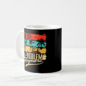 2022 erledigt Nicht mein Problem noch einmal Retro Kaffeetasse (Vorderseite Links)