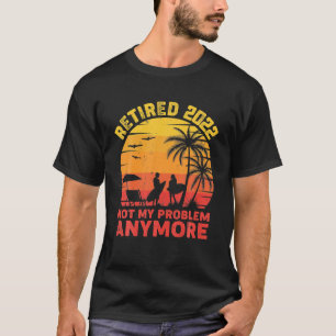 2022 erledigt Nicht mein Problem noch einmal Retro T-Shirt
