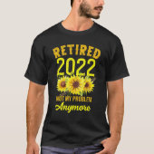 2022 erschöpft Nicht mein Problem noch einmal Reti T-Shirt (Vorderseite)