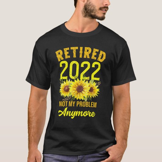 2022 erschöpft Nicht mein Problem noch einmal Reti T-Shirt (Vorderseite)