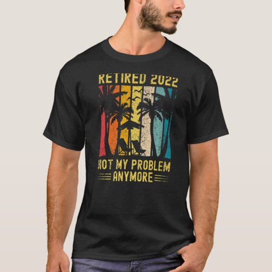 2022 erschöpft Nicht mein Problem noch lustiger Rü T-Shirt (Vorderseite)