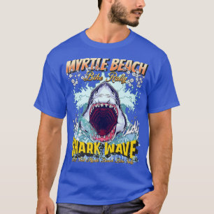 2022 FALL MYRTLE BEACH BIKE RALLY SHARK WAVE ART O T-Shirt
