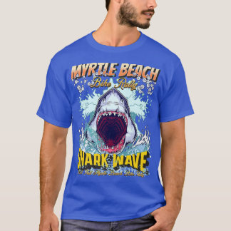 2022 FALL MYRTLE BEACH BIKE RALLY SHARK WAVE ART O T-Shirt