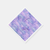 2022 Farbe des Jahres Wasserreflektion Serviette (Ecke)