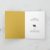 2022 Festive Gold Pine Bough Magnolia Weihnachten (Innenseite)