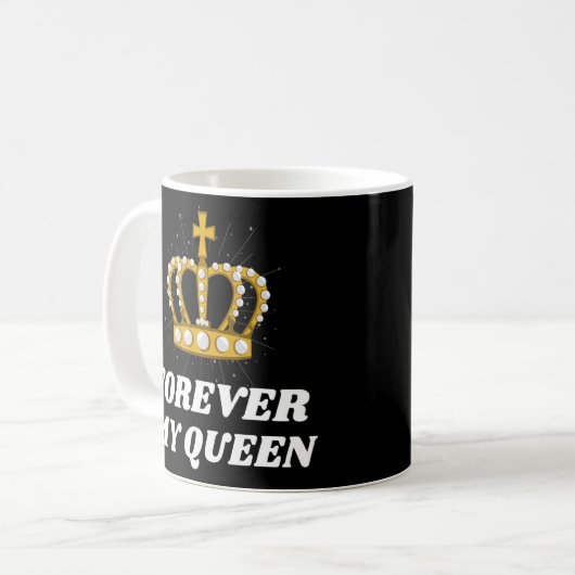 2022 Forever My Queen British Pride Wertschätzung Kaffeetasse (Vorderseite Links)