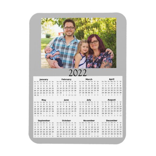 2022 Foto-Kalender - Mindesthandbuch Magnet (Vertikal)