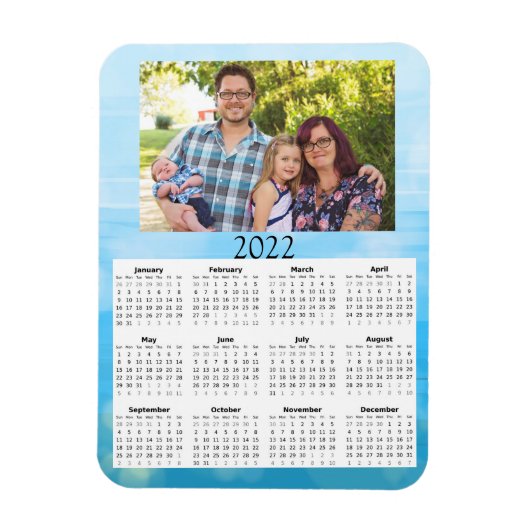 2022 Foto-Kalender - Mindesthandbuch Magnet (Vertikal)