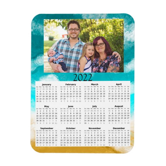 2022 Foto-Kalender - Mindesthandbuch Magnet (Vertikal)