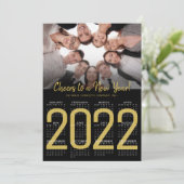 2022 Foto-KURSE Feiertagskarte (Stehend Vorderseite)