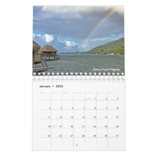 2022 Französischer Polynesien-Souvenirkalender Kalender (Jan 2026)