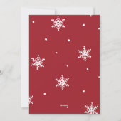 2022 Frohe Weihnachts-Foto-Weihnachtskarte Feiertagskarte (Rückseite)