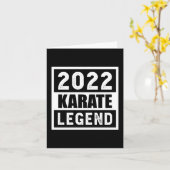 2022 Geschenk von Karate Legend Karte (Gelbe Blume)