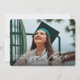 2022 Graduate Custom Foto Overlay Abschluss Anno Ankündigung