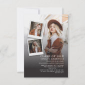2022 Graduation Party 4 Fotos Modernes Grad Einladung (Vorderseite)