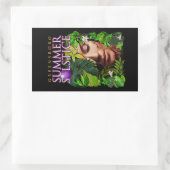 2022 Greensboro Summer Solstice Festival Rechteckiger Aufkleber (Tasche)