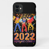 2022 HIER WIR KOMMEN lustige Silvester Party Gesch Case-Mate iPhone Hülle (Rückseite)
