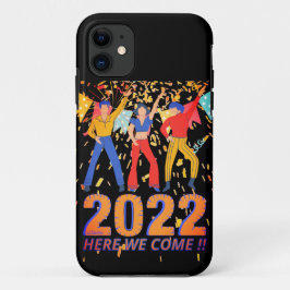 2022 HIER WIR KOMMEN lustige Silvester Party Gesch Case-Mate iPhone Hülle