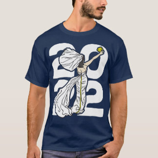 2022 Hochzeitsbride zum Geburtstag von Bouquet T-Shirt
