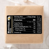 2022 Honey Nutrition Facts Label Black Gold Daisy (Insitu)