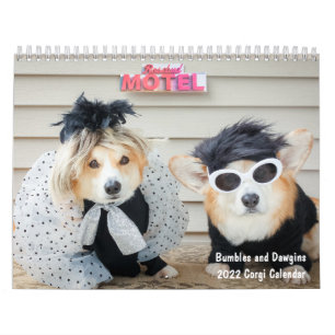 2022 Hummeln und Dawgins Corgi Calendar Kalender