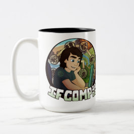 2022 IFComp Zwei-Tone-Tasse Zweifarbige Tasse