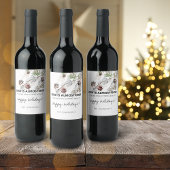 2022 Is Almost Over Name Holiday Weinetikett