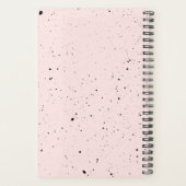 2022 Jahr des Tiger-Rosa-Spritzers Planer (Rückseite)