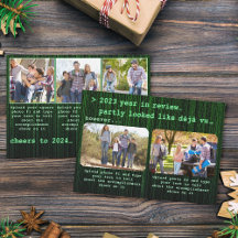 2022 Jahr im Foto der Überprüfungsfamilie für das 