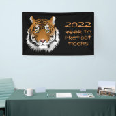 2022 Jahr zum Schutz der Tiger Banner (Messeveranstaltung)