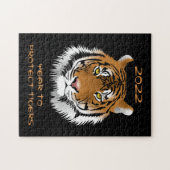2022 Jahr zum Schutz der Tiger Puzzle (Horizontal)