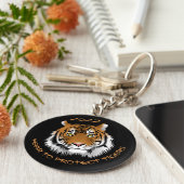 2022 Jahr zum Schutz der Tiger Schlüsselanhänger (Seite)