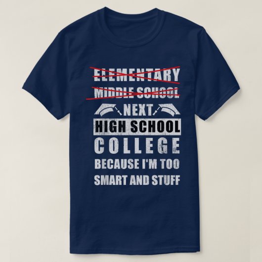 2022 Junior High Graduation Funny Middle School Gr T-Shirt (Design vorne)