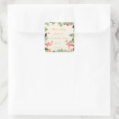 2022 JW-Ministerium Lieferjahr Text Psalm 34:10 Quadratischer Aufkleber (Tasche)