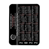 2022 Kalender Benutzerdefinierter Firmenlogo Name  Magnet (Vertikal)
