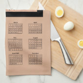 2022 Kalender Dressur Pferderennsport Geschirrtuch (Viertel Falte)