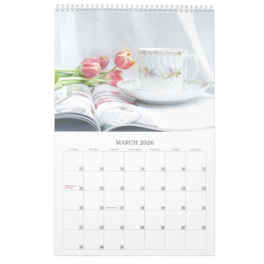 2022 Kalender - Ein Jahr der schönen Teakup am 22. (Mär 2026)