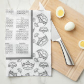 2022 Kalenderkönigin des Herzens Silver Crown Tiar Geschirrtuch (Viertel Falte)